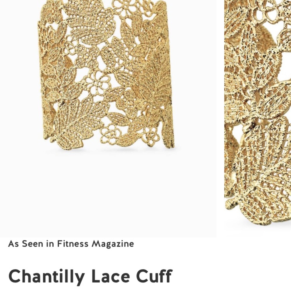Stella and dot Chantilly lace cuff